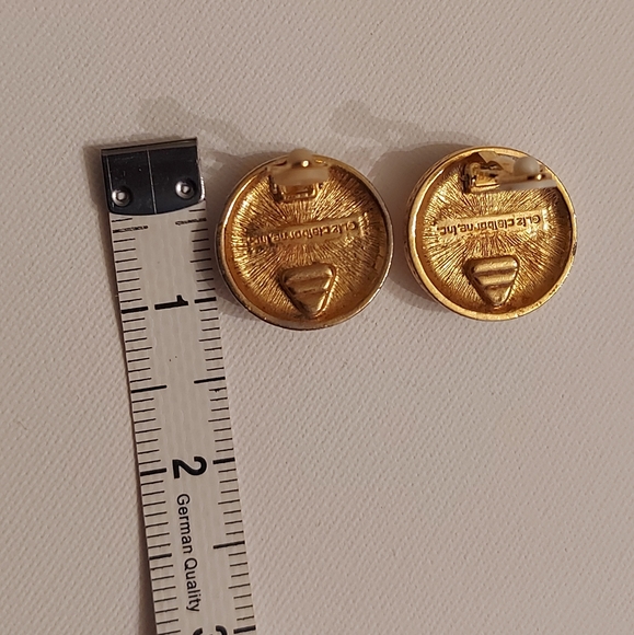 Vintage Liz Claiborne clip earrings - Picture 6 of 7